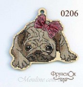 Набор для вышивки крестом на деревянной основе от ФрузелОК 206